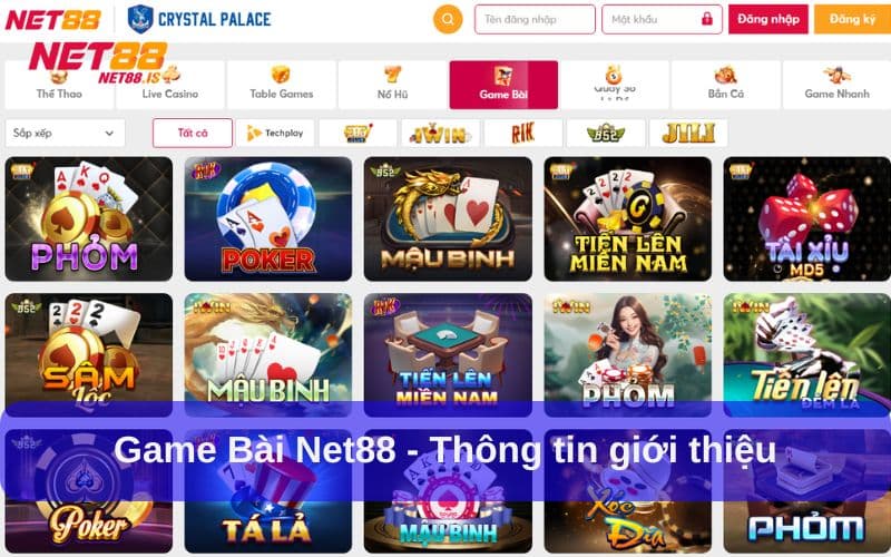 Game bài Net88 là cổng game bài uy tín hàng đầu