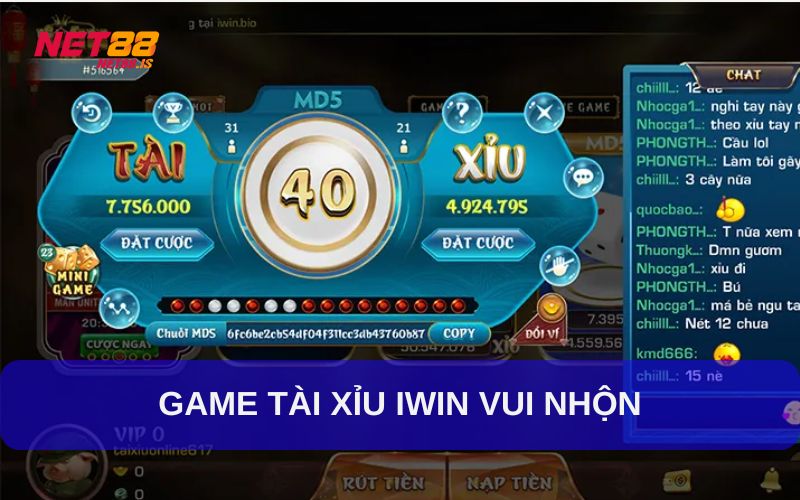Iwin cung cấp game cá cược tài xỉu đỏi thưởng