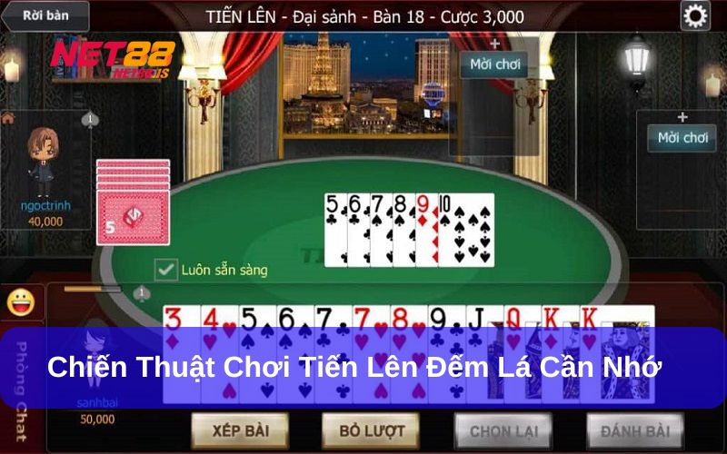 Ghi nhớ lá bài đánh ra khi chơi tiến lên rất quan trọng